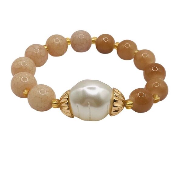 Talbots Pink Safari Stretch Bracelet Set - Picture 6 of 11